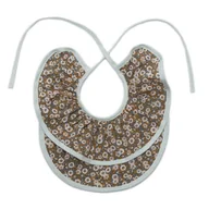 Śliniaki i fartuszki - Hi Little One śliniak wiązany BOHO FLO Sage Pom Pom - miniaturka - grafika 1