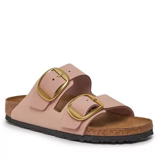 Klapki i japonki damskie - Klapki Birkenstock Arizona 1026583 Soft Pink - grafika 1