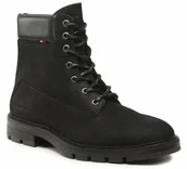 Botki męskie - Trzewiki męskie TOMMY HILFIGER r. 42 skórzane trapery półbuty 28 cm - miniaturka - grafika 1