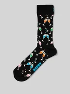 Skarpetki męskie - Skarpety o kroju regular fit z wyhaftowanym logo model ‘CHEERS’ - miniaturka - grafika 1