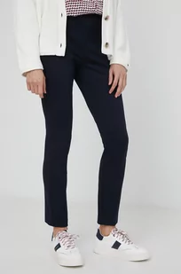 Tommy Hilfiger legginsy AUDREY damskie kolor granatowy gładkie - Legginsy - miniaturka - grafika 1
