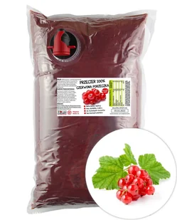 Przecier z czerwonej porzeczki  - Pulpa owocowa 100% 2L - Soki i napoje niegazowane - miniaturka - grafika 1