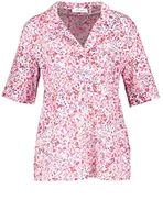 Bluzki damskie - GERRY WEBER Edition Damska bluzka 860025-66430, ecru/biały/fioletowy/różowy, nadruk: 42, ecru/biały/liliowy/różowy nadruk, 42 - miniaturka - grafika 1