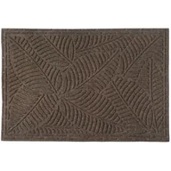 Wycieraczki - Wycieraczka Tekstylna 40 x 60 cm liście brąz - miniaturka - grafika 1