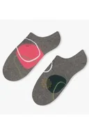 Skarpetki damskie - Wzorzyste damskie skarpetki stopki Art. 021 - miniaturka - grafika 1