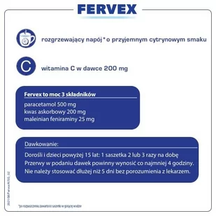 UPSA Fervex 8 szt. - Przeziębienie i grypa - miniaturka - grafika 2