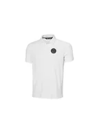 Koszulki męskie - Koszulka HELLY HANSEN HP RACE POLO 2.0 biały M - miniaturka - grafika 1