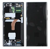 Części serwisowe do telefonów - Nowy Oryginalny Ekran Lcd Samsung Galaxy S22 Ultra Sm-S908B/Ds Z Ramką - miniaturka - grafika 1