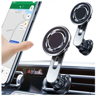 Uchwyt samochodowy Alogy MagSafe Airvent car holder do iPhone 14 13 12 do MagSafe na kratkę Czarny - Pozostałe akcesoria do telefonów - miniaturka - grafika 16