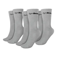 Skarpetki dla dzieci - Skarpetki GymBeam 3/4 Socks 3Pack Grey XL - miniaturka - grafika 1