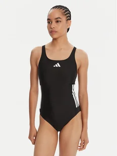 adidas Strój kąpielowy 3-Stripes JN8119 Czarny Slim Fit - Stroje kąpielowe - miniaturka - grafika 1