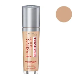 Rimmel LASTING FINISH 25HR - BREATHABLE - Ultralekki, kryjący podkład - 200 - SOFT BEIGE RIML2UPO-YPO-05 - Podkłady do twarzy - miniaturka - grafika 1