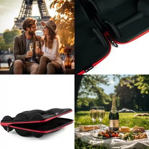 Etui na wino musujące z kieliszkami diVinto Avant - Akcesoria gastronomiczne - miniaturka - grafika 2