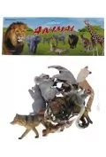 Figurki dla dzieci - Zwierzęta Dzikie figurki 9szt  MEGA CREATIVE 524082 - miniaturka - grafika 1