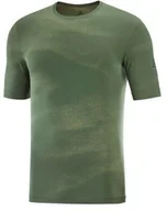 Koszulki sportowe damskie - Koszulka Salomon Essential Seamless Olive Night / Heather - miniaturka - grafika 1