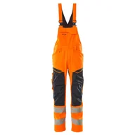 Odzież robocza - OGRODNICZKI Z KIESZENIAMI NA KOLANACH MASCOT ACCELERATE SAFE 19569-236; POMARAŃCZ HI-VIS/CIEMNY GRANAT - miniaturka - grafika 1