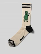 Skarpetki męskie - Skarpety z prążkowanym wykończeniem - miniaturka - grafika 1