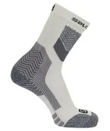 Skarpetki i podkolanówki sportowe - Skarpety Salomon Outpath Wool DX + SX Lunar Rock / Quiet Shade - miniaturka - grafika 1