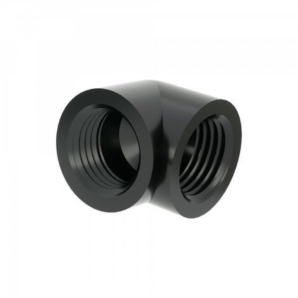 Barrow Special Adapter 90 stopni G1/4 cal IG na G1/4 cal IG - czarny FBFTWT90-V2 B