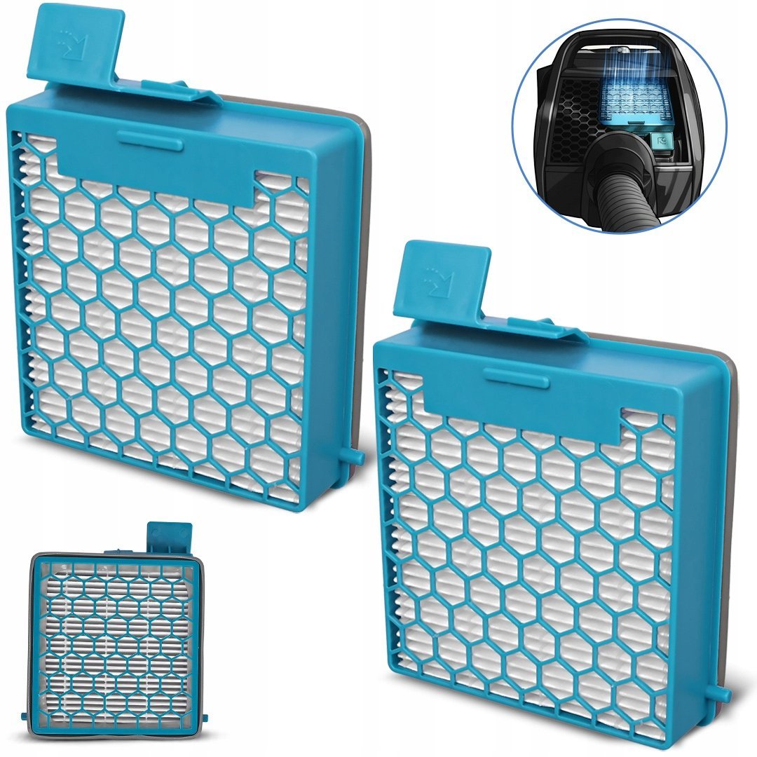 2x Filtr HEPA do odkurzacza Miele BOOST CX1 zam 11639240 SF-HY 60