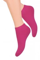 Skarpetki damskie - Stopki 052 amarantowe - Steven - miniaturka - grafika 1