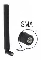 Anteny Wi Fi - Delock Antena LTE 0.5 2.3 dBi SMA 12633 - miniaturka - grafika 1