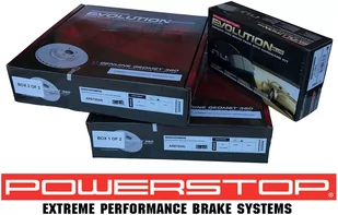 Przednie klocki Z17 + wiercone nacinane tarcze hamulcowe POWERSTOP EVOLUTION Chrysler Aspen - Tarcze hamulcowe - miniaturka - grafika 3