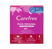 Wkładki higieniczne - CAREFREE PLUS ORIGINAL FRESH SCENT WKŁADKI HIGIENICZNE 56 SZTUK - miniaturka - grafika 1