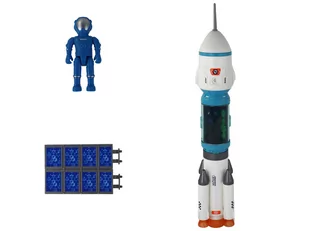 Kosmos Zestaw Kosmiczny Rakieta  Dźwięk Światła 12 el. - Modele zdalnie sterowane - miniaturka - grafika 2