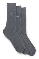 Skarpetki męskie - BOSS Męskie skarpety 3P RS Uni CC Regular_Socks, średni szary 31, 39-42, Medium Grey31., 39-42 - miniaturka - grafika 1