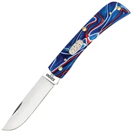Noże - Nóż składany Zippo Mini Trapper - Red/White/Blue Kirinite - miniaturka - grafika 1
