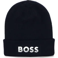 Czapki dla dzieci - BOSS Kidswear Czapka | z dodatkiem wełny - miniaturka - grafika 1