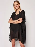 Sukienki - Seafolly Sukienka plażowa Amnesia 52162 Czarny Regular Fit - miniaturka - grafika 1