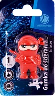 Przybory szkolne - Gumka w kształcie Ninja Astra blister 1 sztuka mix - ASTRA art-pap - miniaturka - grafika 1