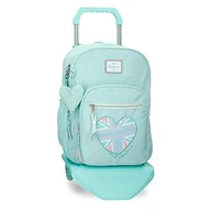 Plecaki - Pepe Jeans Nerea Plecak Niebieski 15,6L 15,6 L, niebieski, Talla única, Podwójny plecak Komora z wózkiem - miniaturka - grafika 1