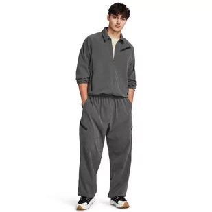 Męskie spodnie treningowe Under Armour UA Unstoppable Airvent Cargo - szare - UNDER ARMOUR - Spodnie sportowe męskie - miniaturka - grafika 1