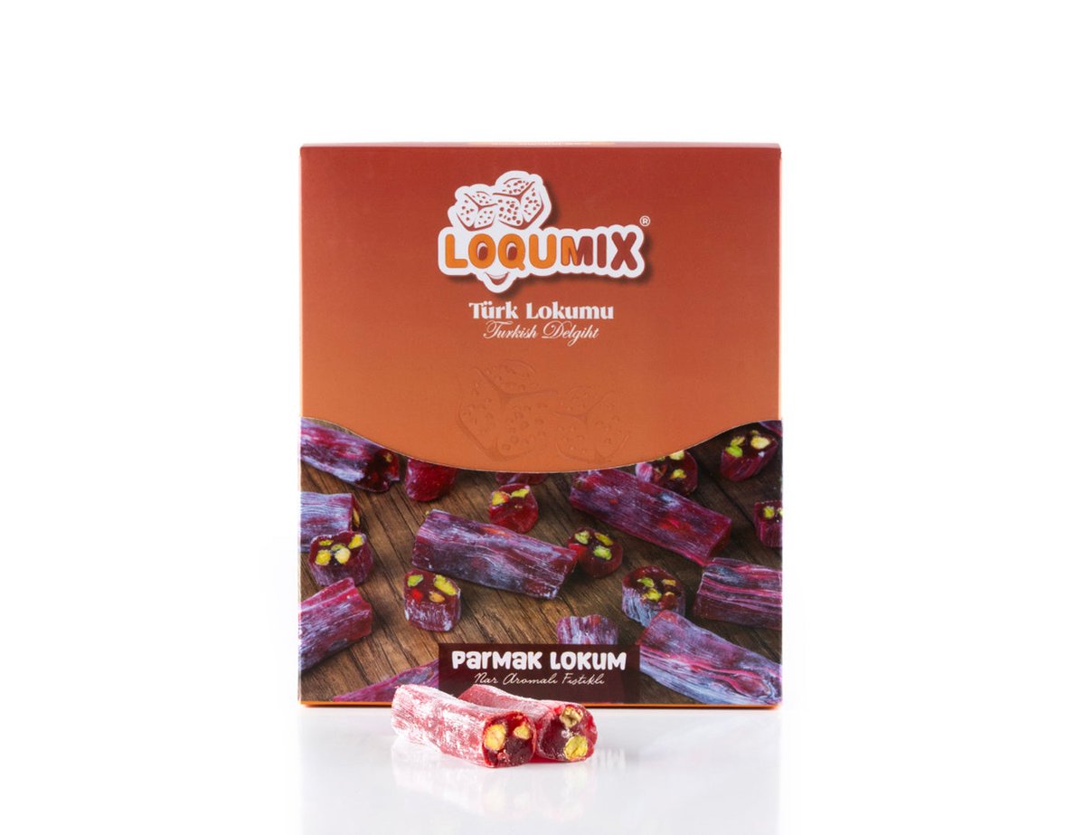 Turecki Pistacjowe Lokum z Granatem 350 g – Tradycyjny Smak Premium