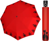 Parasole - Parasol automatyczny Doppler Fiber Magic Cat's Family Red - miniaturka - grafika 1