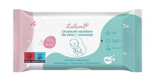 Chusteczki nawilżane dla dzieci i niemowląt Lulame, 56 sztuk - Chusteczki nawilżane - miniaturka - grafika 1