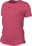 Koszulki i topy damskie - Nike Koszulka z krótkim rękawem W Nk One Classic Df Ss Top, Aster Pink/Black, FN2798-629, XS - miniaturka - grafika 1