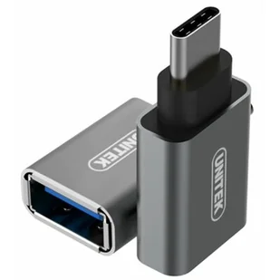 Unitek Adapter USB USB TypC do USB Y-A025CGY - Adaptery i przejściówki - miniaturka - grafika 1