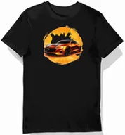 Koszulki męskie - Koszulka męska czarna z motywem pomarańczowego logo samochodu Buick XXL - miniaturka - grafika 1