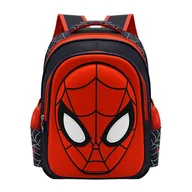 Plecaki - Dzieci Chłopcy Dziewczęta Plecak Spiderman Superhero Torby na książki Lekkie Torby szkolne o dużej pojemności Prezenty Czarny - miniaturka - grafika 1