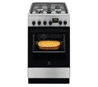 Kuchenki gazowo-elektryczne - Electrolux 500 LKK540222X - miniaturka - grafika 1