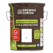 Farby wewnętrzne - Impregnat Ochronny Eco&Protection Biały 4.5L Drewnochron - miniaturka - grafika 1