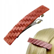 Ozdoby do włosów - AUTOMATYCZNA Zapinka do włosów Spinka Automat Kolorowa - miniaturka - grafika 1