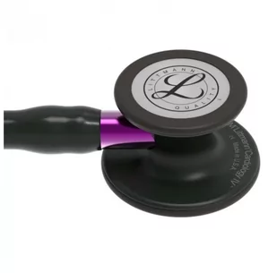 Littmann Cardiology IV 6203 Stetoskop kardiologiczny Black-Finish, przewód i lira - czarny, trzonek filotetowy - Urządzenia medyczne - miniaturka - grafika 3