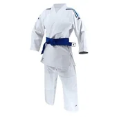 Kimona, stroje i obuwie - adidas White 350 g Martial Arts Club Judo Uniform – biały, 350 g, dla studentów, sportów walki, Gi, 180 cm - miniaturka - grafika 1