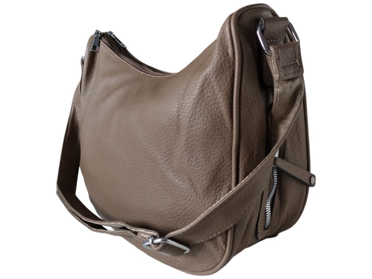 Torebka Damska, Miejska Stylowa Mała Listonoszka na Ramię, Kolor Brązowy