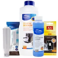 Akcesoria i części do ekspresów do kawy - Zestaw Melitta - AL-Tes46, Uniwersalny Odkamieniacz 500ml, Latteo 250ml, Melitta Perfect Clean 4szt - miniaturka - grafika 1